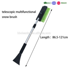 3 in1 multifuncional telescópica escova de neve do carro com limpador de vidro pára-brisa e limpa pára-brisas de vidro